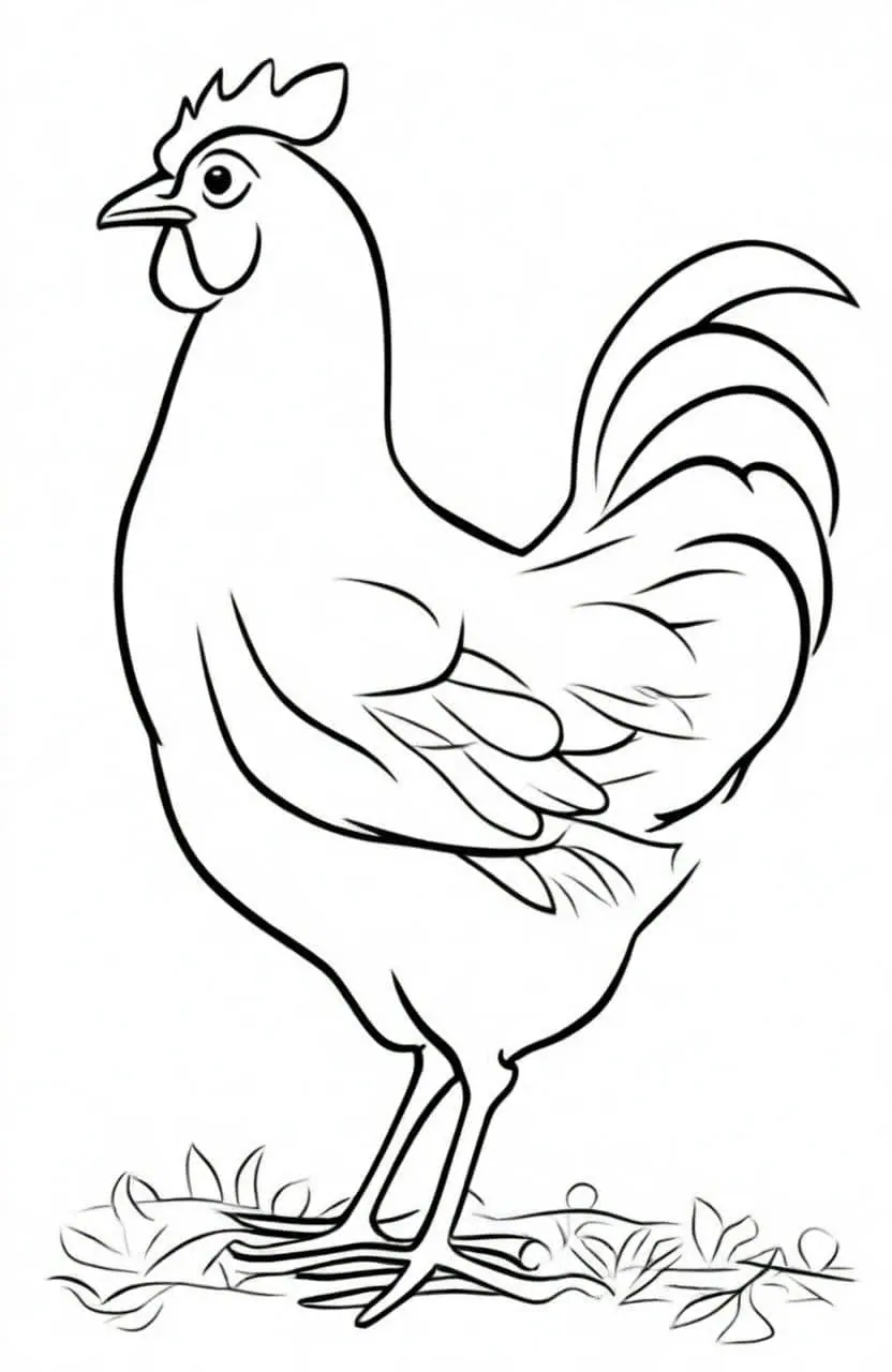 Chicken Drawings – 5