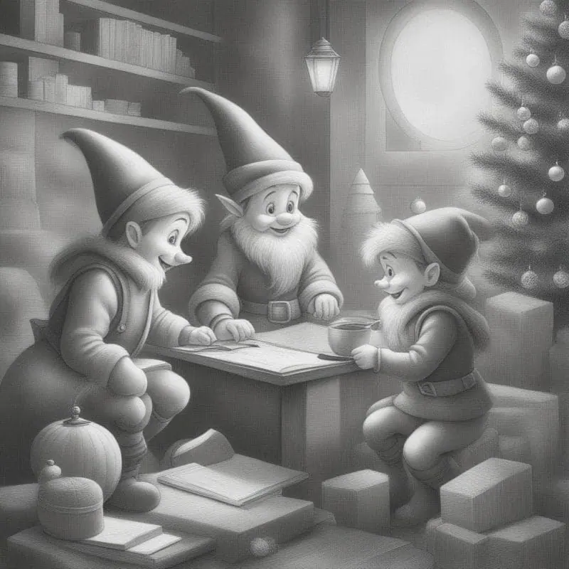 Explore our collection of cute Christmas drawings – 7