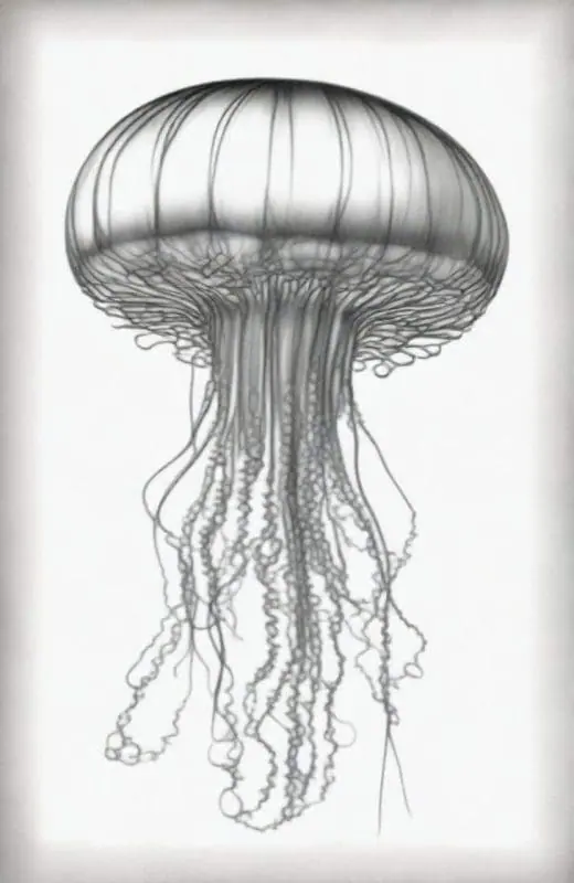 Jellyfish Drawing – 7
