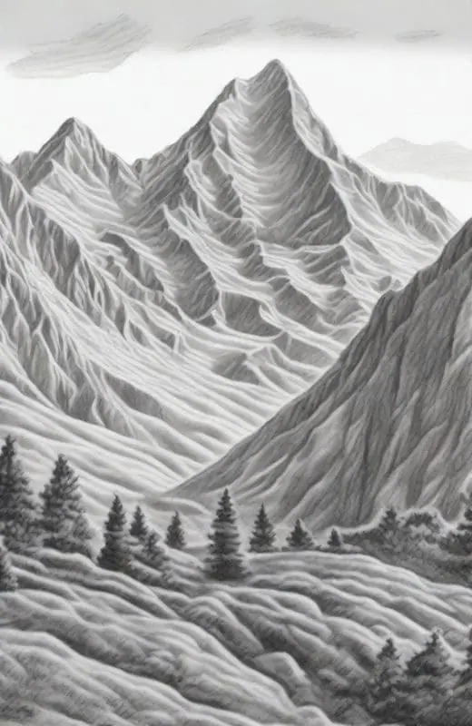 Mountain Drawings – 1