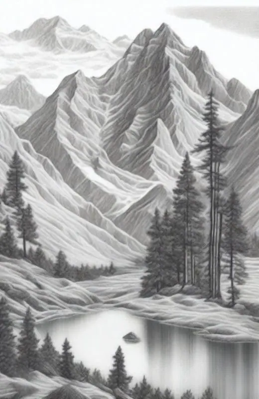 Mountain Drawings – 6