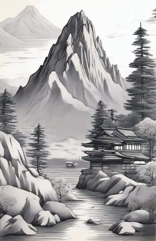 Mountain Drawings – 7