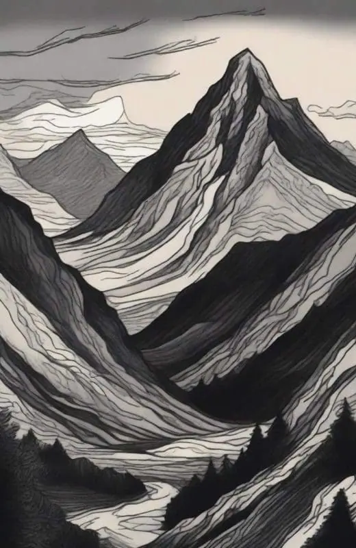 Mountain Drawings – 4