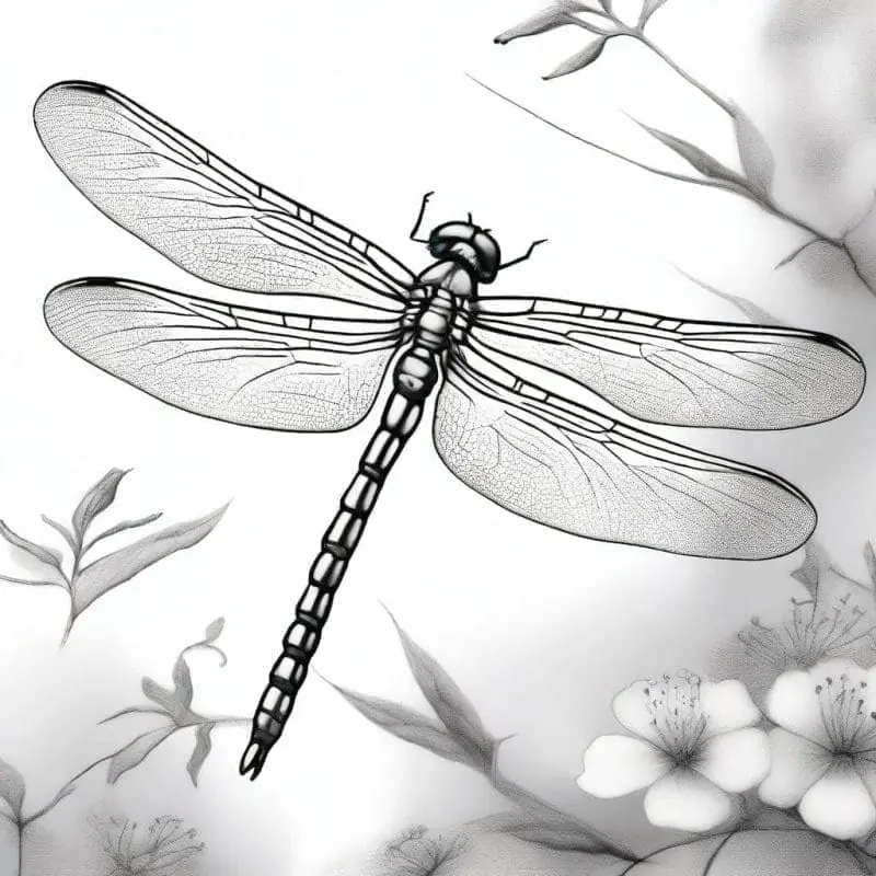 Dragonfly Drawings – 4