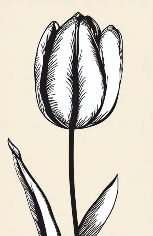 Tulip Drawings – 7