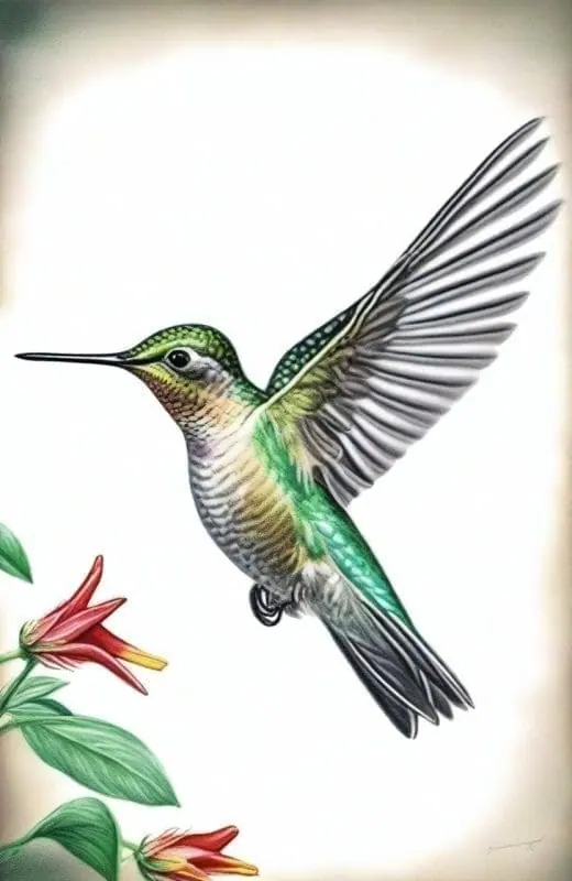 Hummingbird Drawings – 6