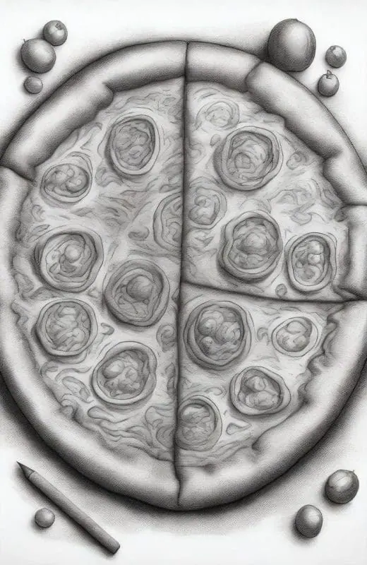 Pizza Drawing – 8