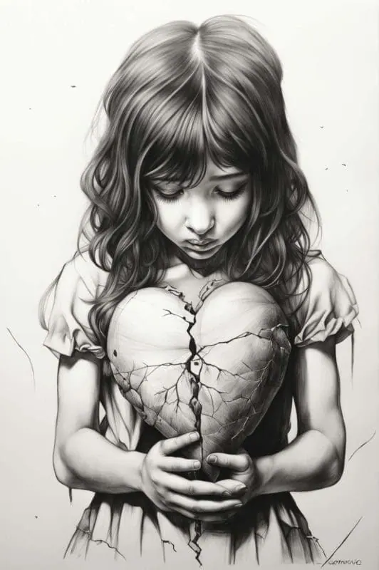 Broken Heart Drawings – 3