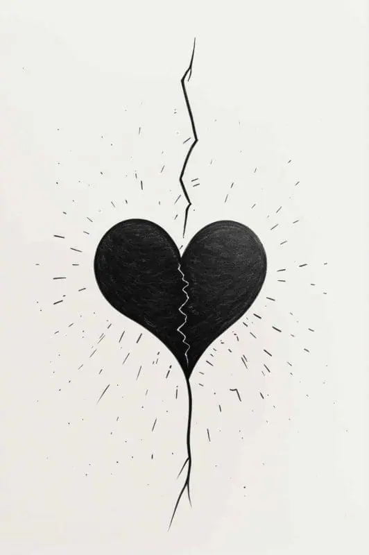 Broken Heart Drawings – 7