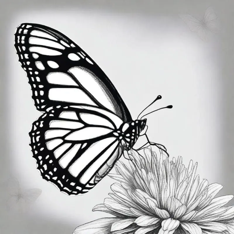Butterfly Drawings – 3
