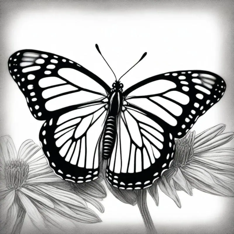 Butterfly Drawings – 6