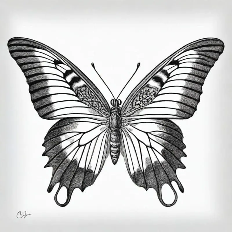 Butterfly Drawings – 7