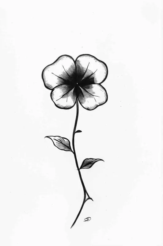 Four Leaf Clover Drawing Collection – 8