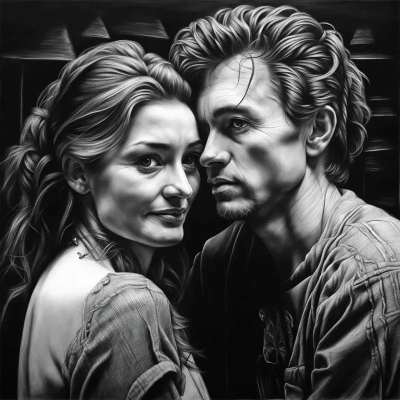 Romantic Couple Drawings – 7