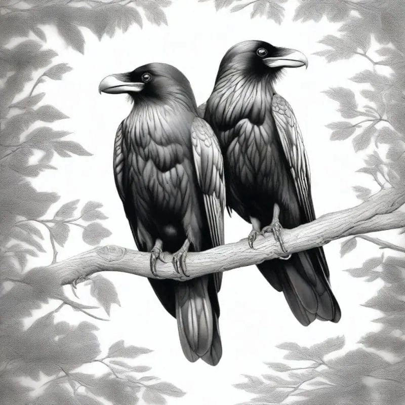 Raven Drawings – 3