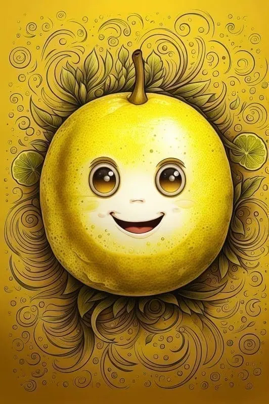 Lemon Drawing – 4