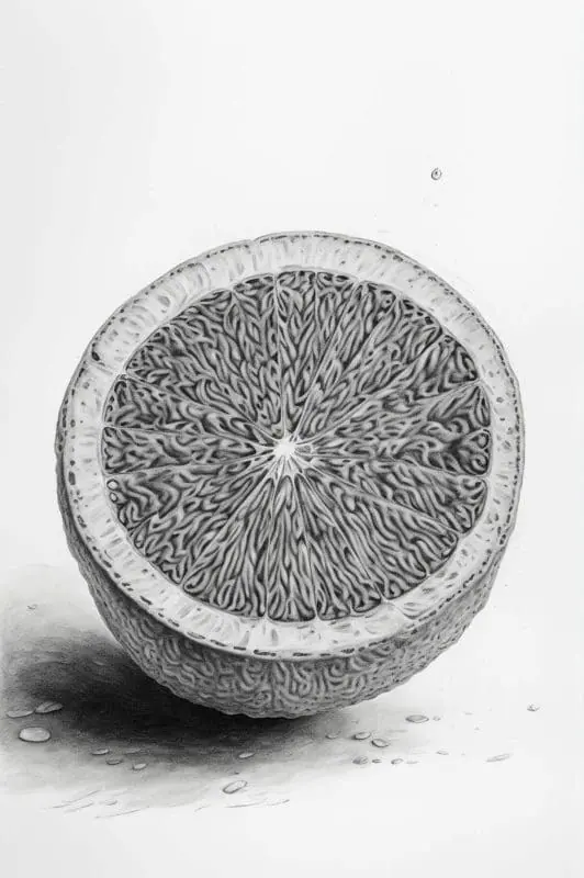 Lemon Drawing – 6