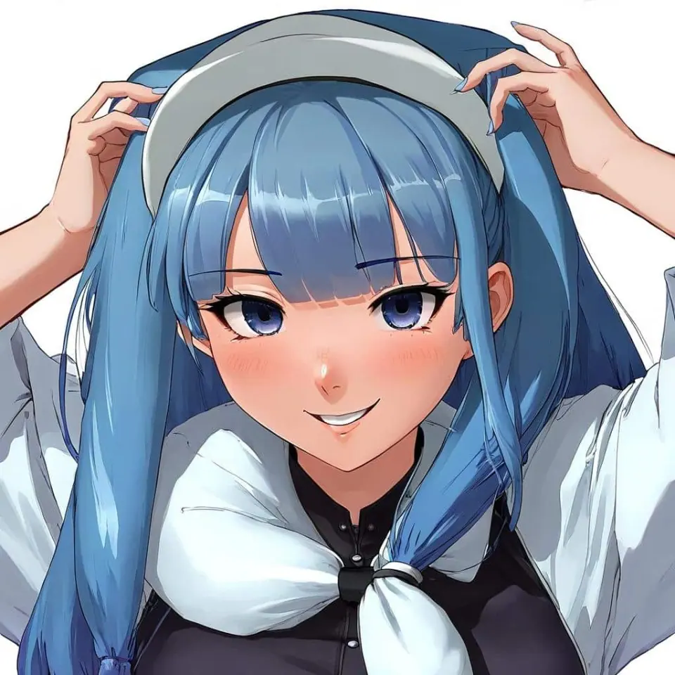 Blue Haired Girl JJK Fan Art – 3