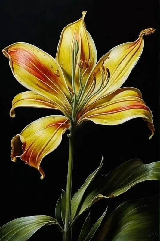 Artistic Lily Drawing Collection – 1