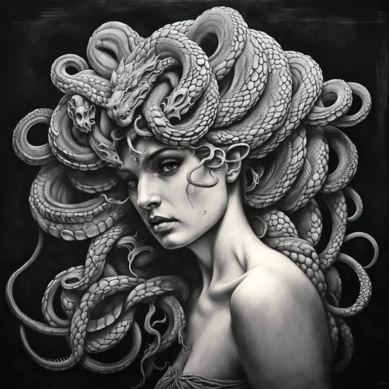 Medusa Drawings – 1