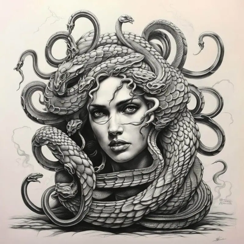 Medusa Drawings – 3