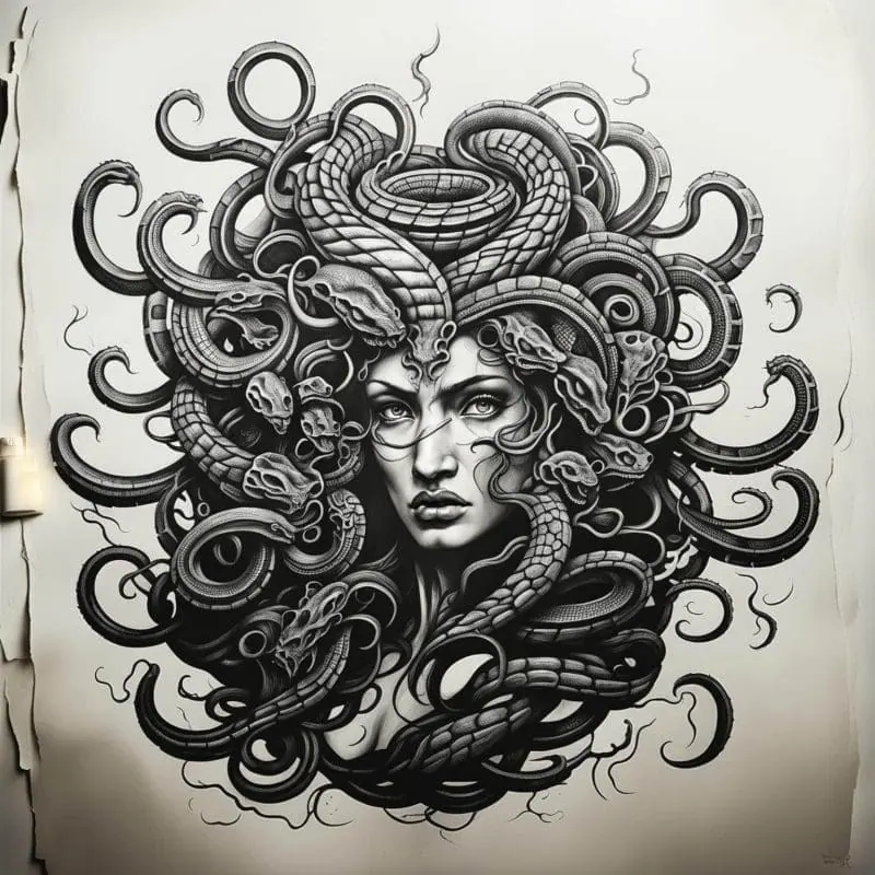 Medusa Drawings – 6
