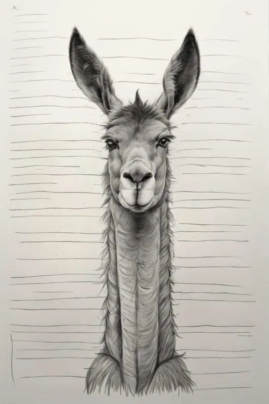Llama Drawings – 5