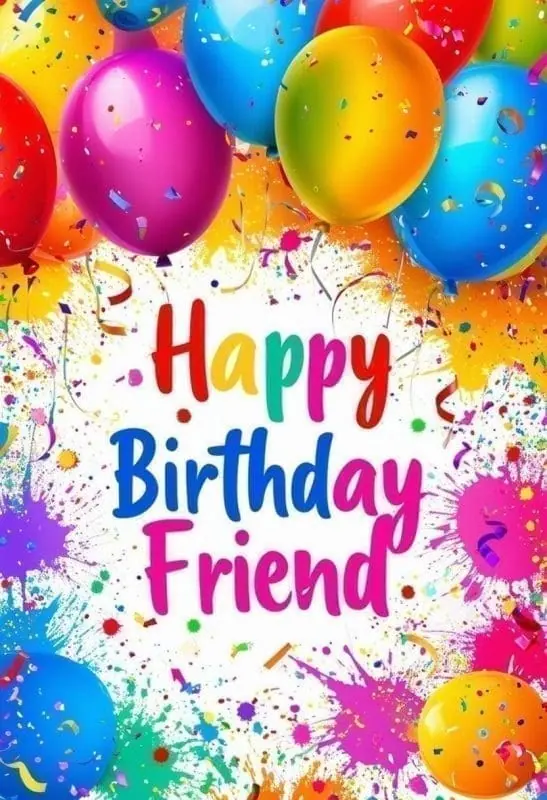 Happy Birthday Friend 1M+ Free E-Cards & Images – 7