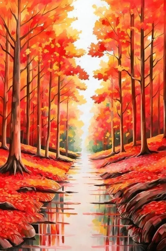 Evoke the Autumn Spirit with Virtual Watercolor Creations – 8