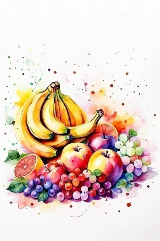Gorgeous Watercolor Fruit – 8