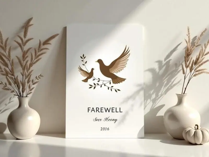 Custom Funeral Program Templates – 1