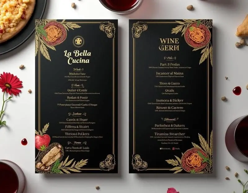Custom Menu Card Maker – 1