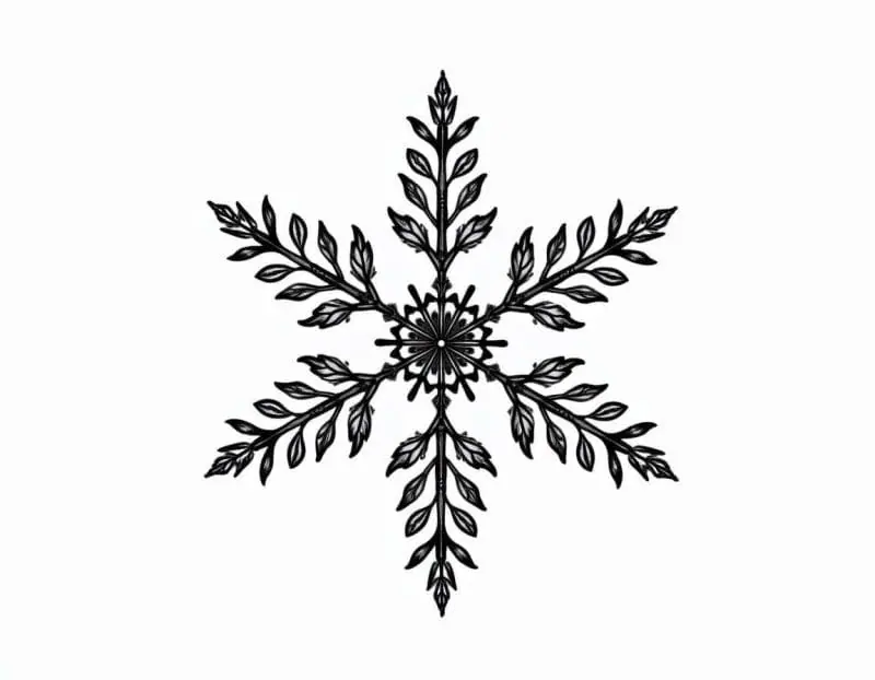 Snowflake Outlines Free – 5