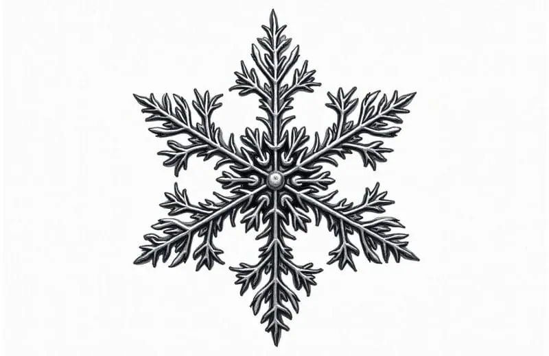 Snowflake Outlines Free – 6