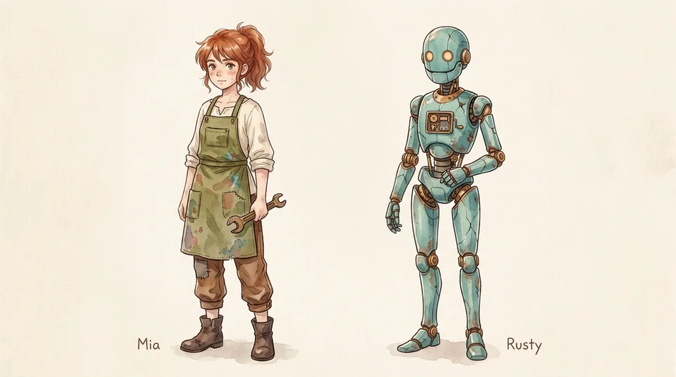 Make an anime made with Idyllic
