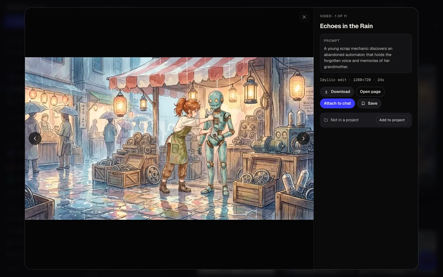 Download or rework a scene: Idyllic idea to a voiced, scored episode flow, step 4