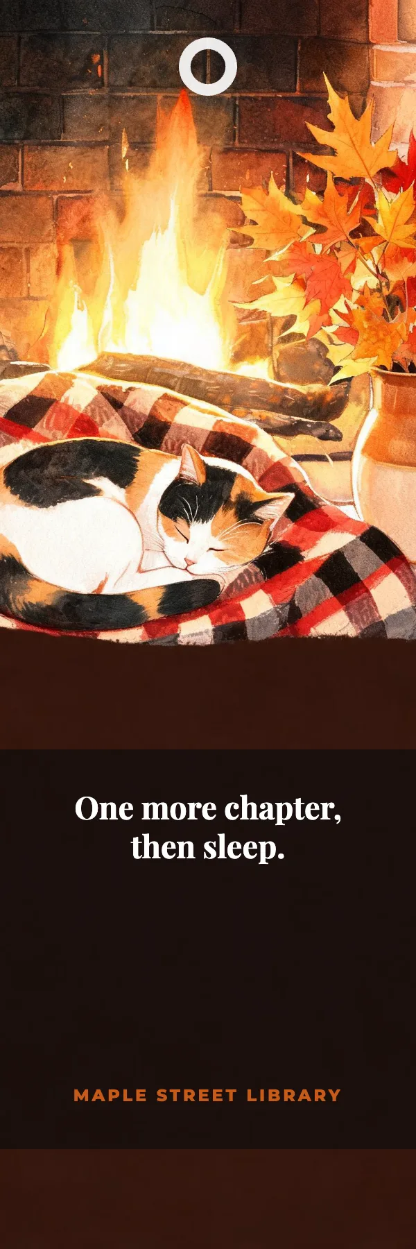 Bookmark made with Idyllic: Blanket Hearth Slumber