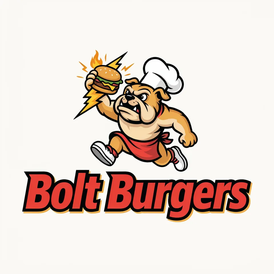 Mascot logo made with Idyllic: Character Over Wordmark