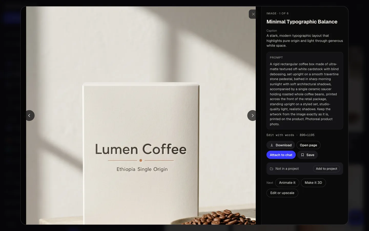 Download or keep going: Idyllic front-of-pack artwork, then a photo of it on the box flow, step 4