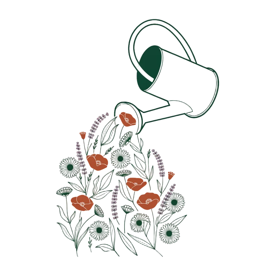 Tote bag design made with Idyllic: Tilted Cascading Blooms