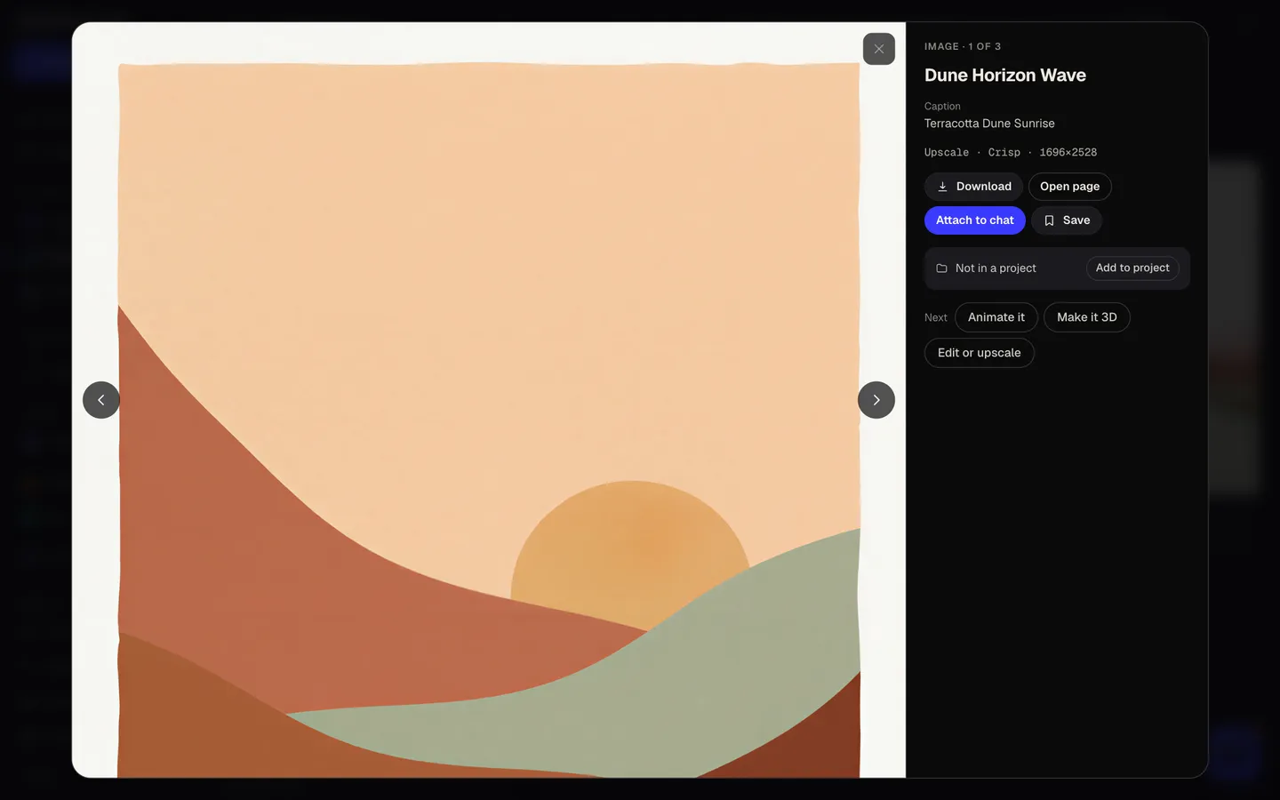 Download or keep going: Idyllic print-ready wall art, upscaled for framing flow, step 4