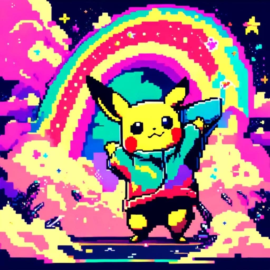 Pikachu Pixel Art Creator Idyllic