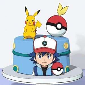 Decoração de bolos - Bolo de aniversário